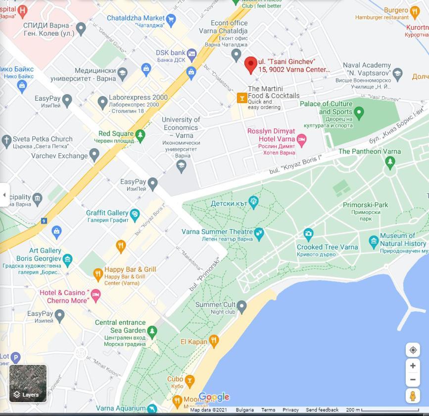 New The Twins Varna Two-Bedroom, Apt 5 At 15 Tsani Ginchev Street, Floor 3 Ngoại thất bức ảnh