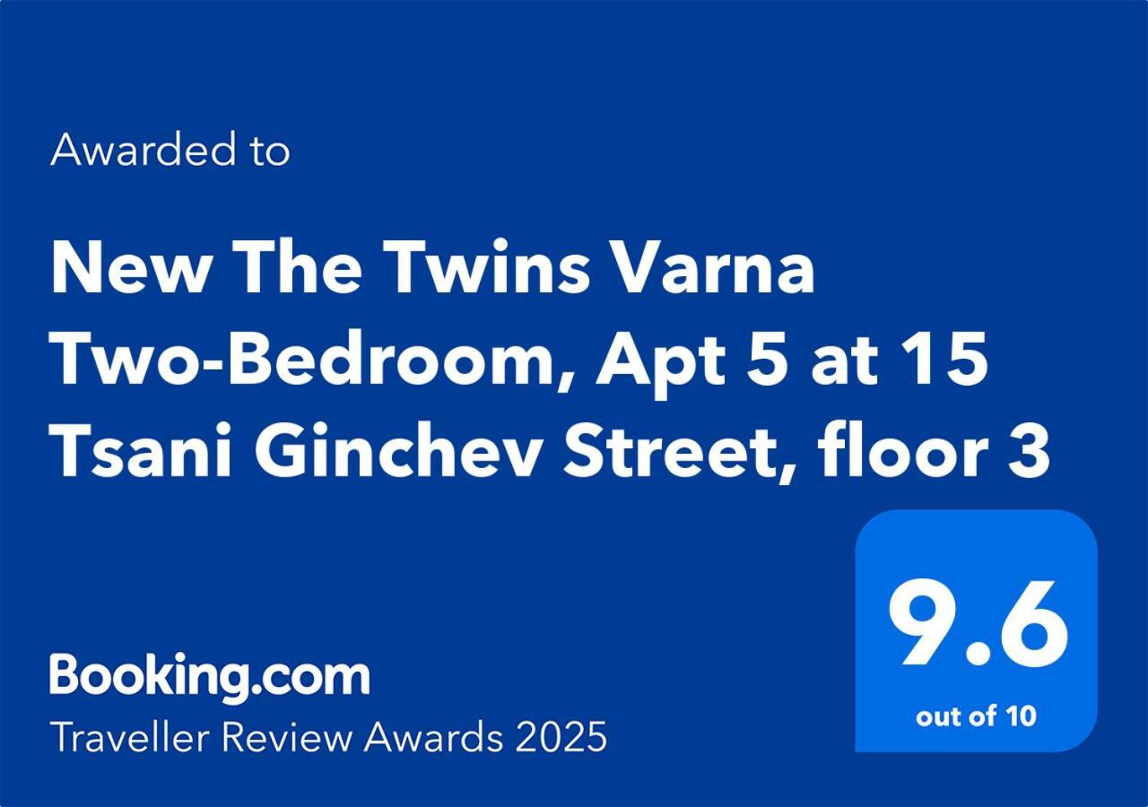 New The Twins Varna Two-Bedroom, Apt 5 At 15 Tsani Ginchev Street, Floor 3 Ngoại thất bức ảnh